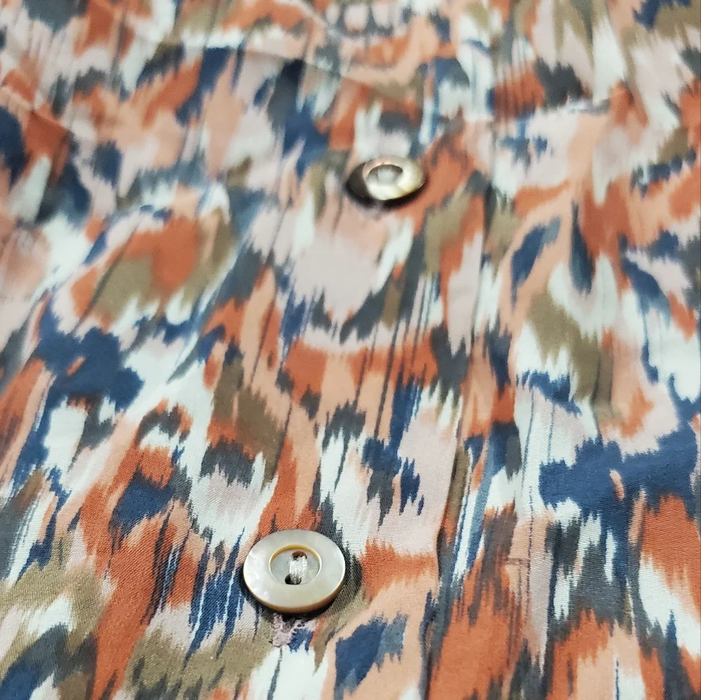 Sundance Peasant Boho Silk Top - Picture 2 of 5